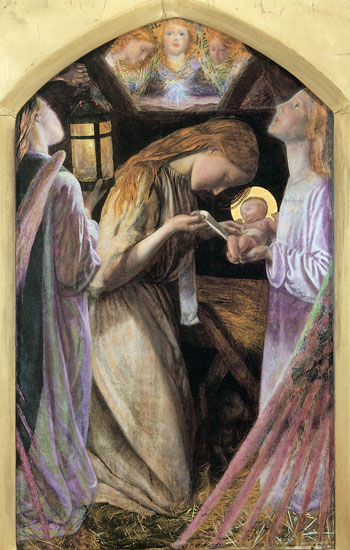 The Nativity, Arthur Hughes