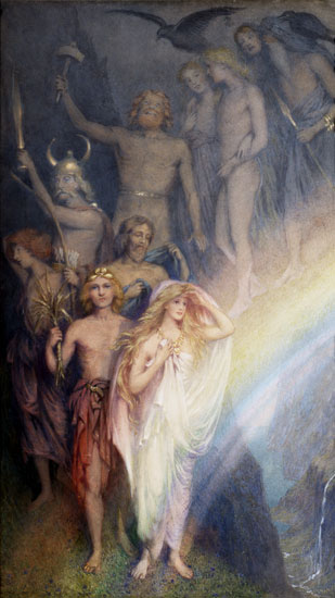 The Northern Gods Descending, William Gersham Collingwood

