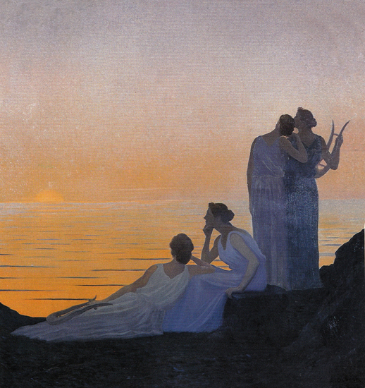 Ancient Evening, Alphonse Osbert

, Gustave Moreau