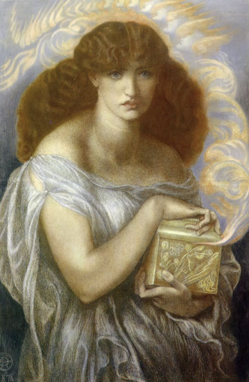 Pandora, Dante Gabriel Rossetti