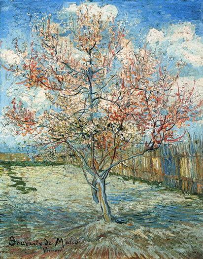 Peach Tree in Bloom,
Vincent van Gogh
