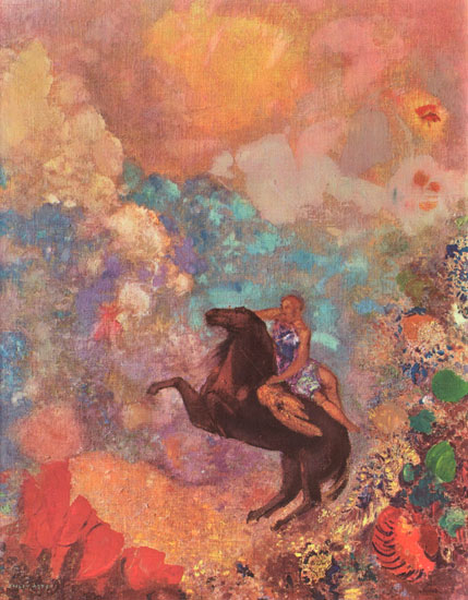 Muse on Pegasus, Redon