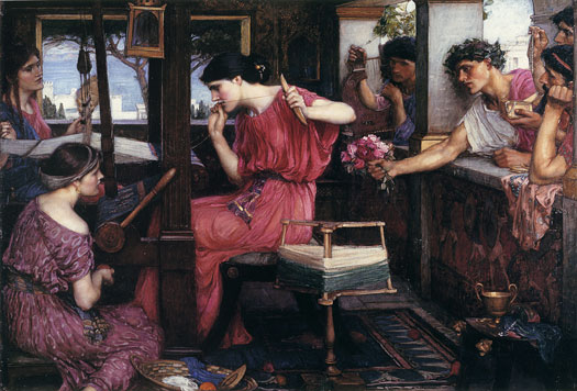 Penelope and Her Suitors, John William Waterhouse