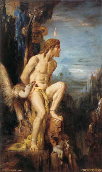 Prometheus,
Gustave Morea

, Gustave Moreau