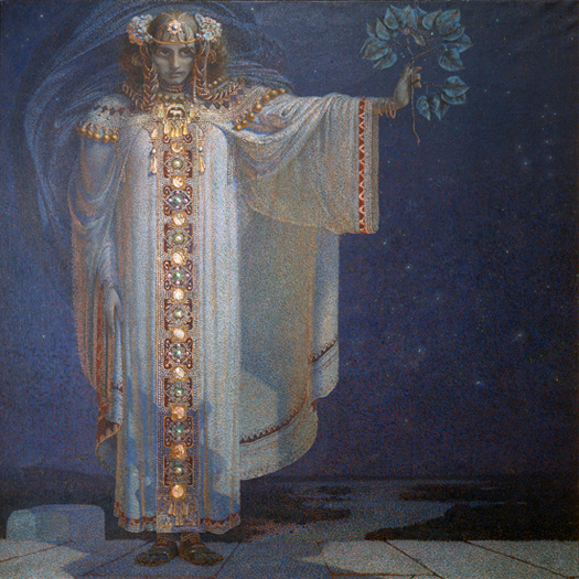 The Prophetess Libuse, Vitezlav Karel Masek 