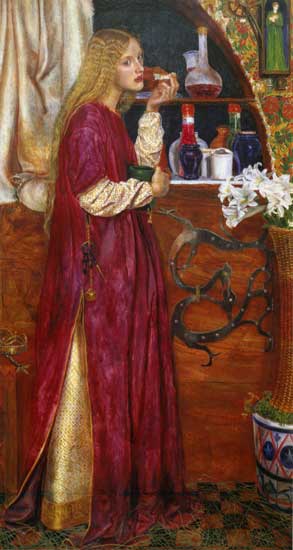 The Queen Was In Her Parlour Eating Bread and Honey, Valentine Cameron Prinsep 