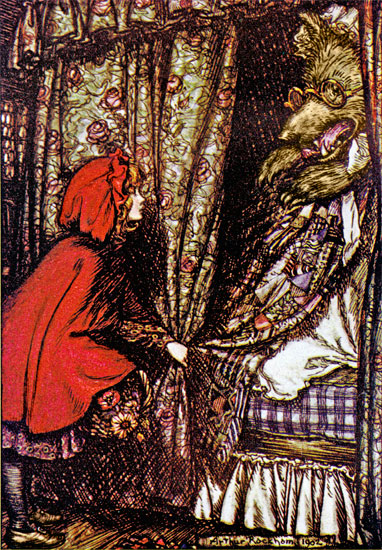 Little Red Riding Hood, Arthur Rackham