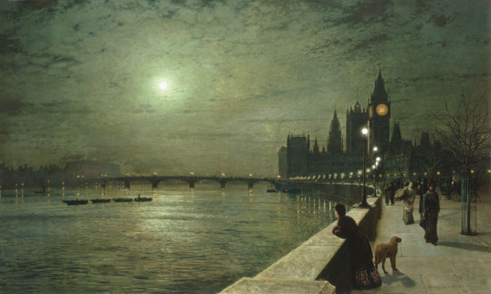 Reflections on the Thames, Westminister, Grimshaw