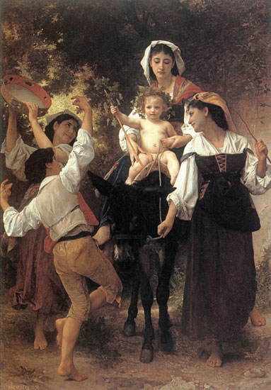 Return from the Harvest, William Bouguereau