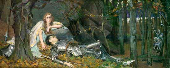 The Lady of Shalott,  Henry Meynell Rheam