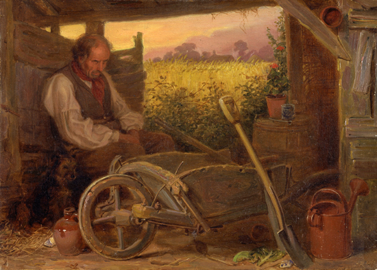 The Old Gardener, Briton Riviere