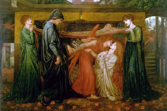  Dante's Dream, Death of Beatrice, Rossetti