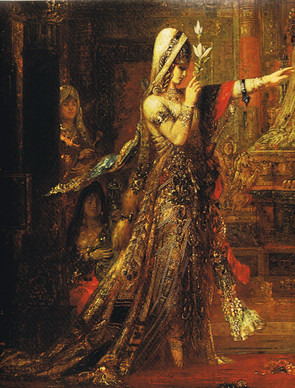 Salome (detail), Gustave Moreau