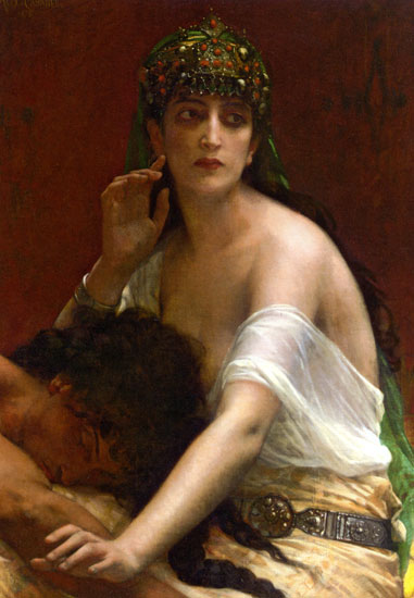 Samson
    and Delilah, Alexandre Cabanel 


