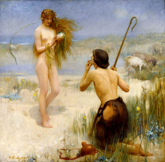 The Sea Maiden, Arthur Hacker