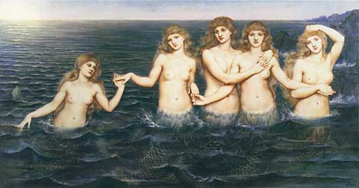 The Sea Maidens, Evelyn De Morgan