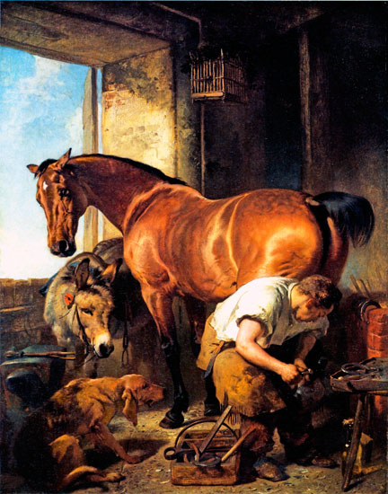 Shoeing, Edwin Landseer