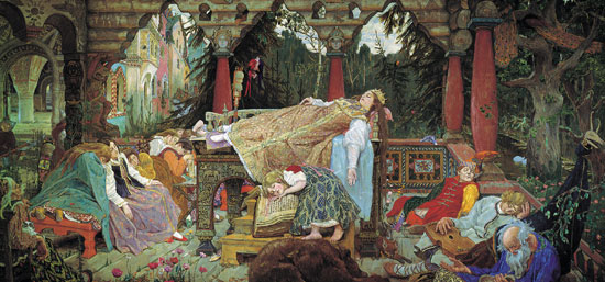 Sleeping Princess, Victor Mikhailovich Vasnetsov