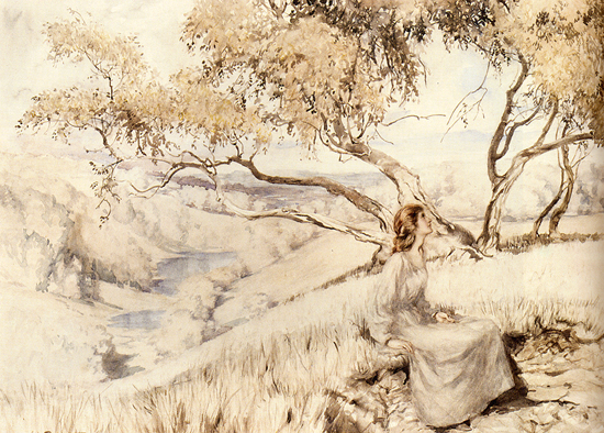 Song of the Lark,  Arthur Rackham