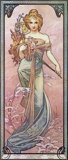 Spring - 1899, Alphonse Mucha 
