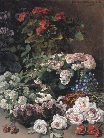Spring Flowers, Claude Monet 
