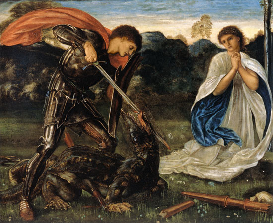St. George and the Dragon, Edward Burne-Jones