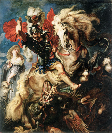 St. George and the Dragon, Peter Paul Rubens