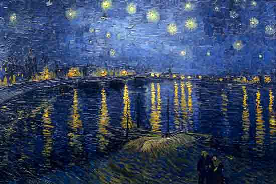 Starry Night over the Rhone, Vincent van Gogh