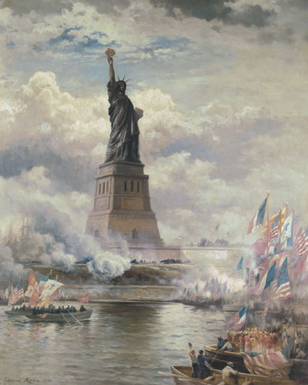 The Statue of Liberty, Edward Moran
