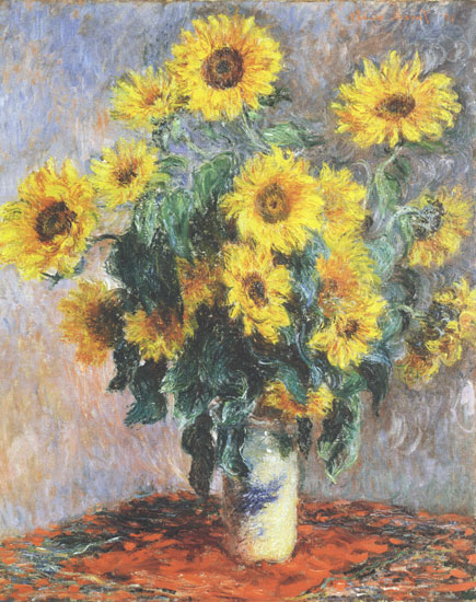 Sunflowers, Claude Monet