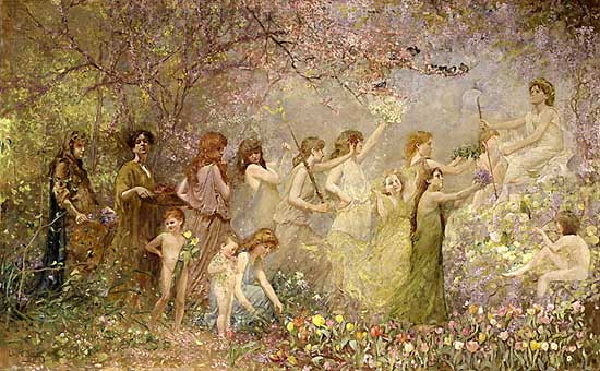 The Blossoms of Spring, Louis Comfort Tiffany