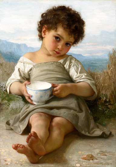 The Cup of Milk, William Bouguereau