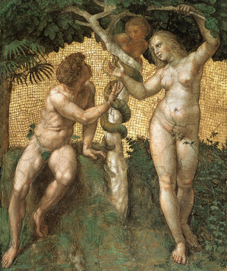 The Fall, Adam and Eve, Raphael