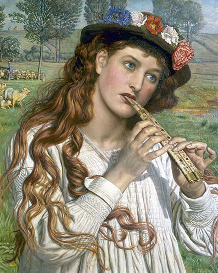The Shepherdess, William Holman Hunt