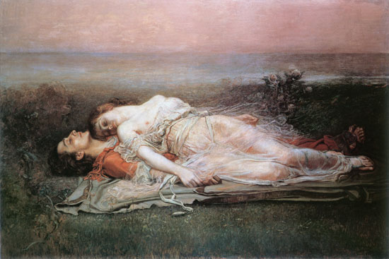 Tristan and Isolde, Rogelio de Egusquiza 