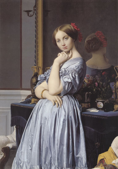 Vicomtess Othenin d'Haussonville, Jean Auguste Dominique Ingres