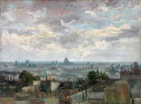 View of Paris, Vincent van Gogh