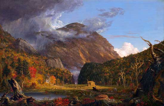 View of Mountian Pass, Thomas Cole