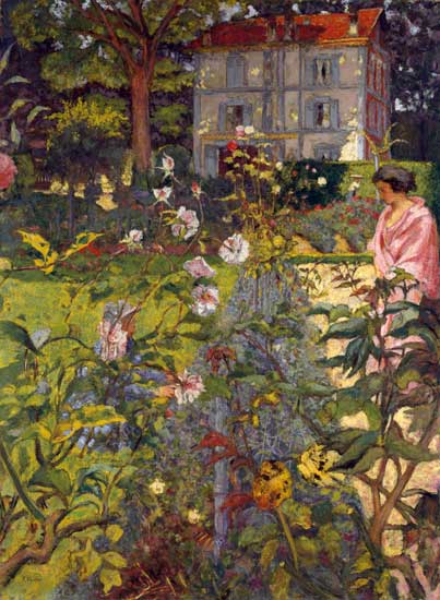 Morning in the Garden at Vaucresson, Edouard Vuillard