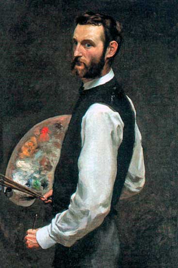 Self Portrait, John William Waterhouse