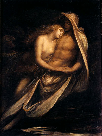 Paolo and Francesca 1870, George Frederic Watts