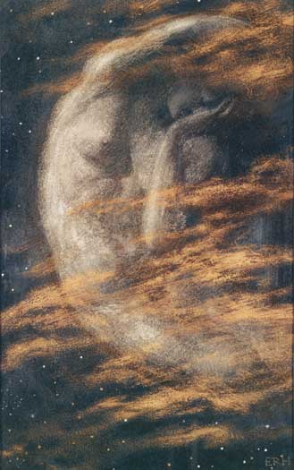 The Weary Moon,  Edward Robert Hughes