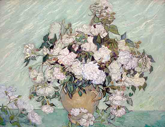White Roses, Vincent van Gogh