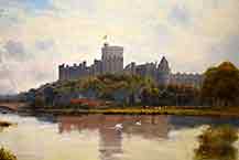 Windsor Castle from the Thames 
Alfred de Breanski

