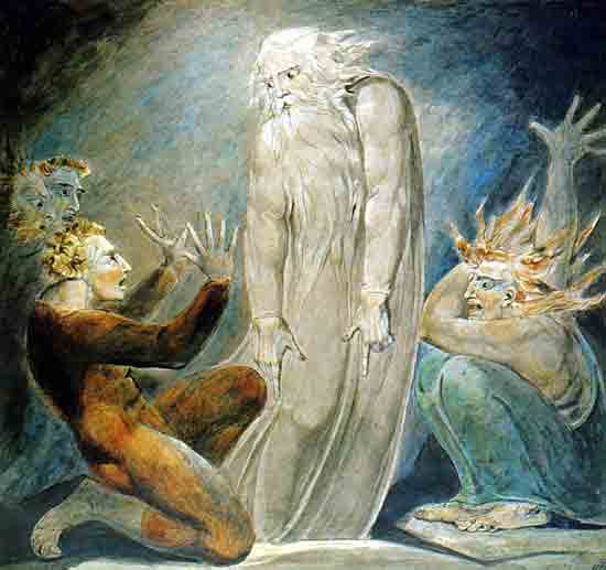 The Witch of Endor, William Blake 