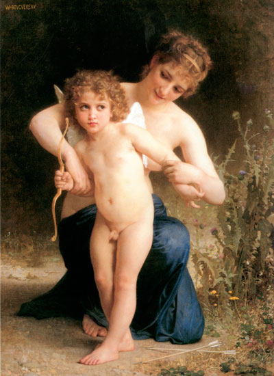 Woman with  Captive Cupid, 
William-Adolphe Bouguereau
