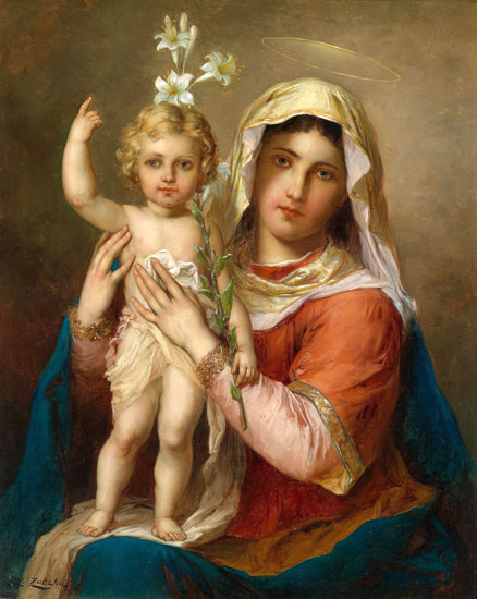 Madonna and Child, Hans Zatzka