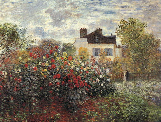 Argenteuil Garden, Claude Monet 
