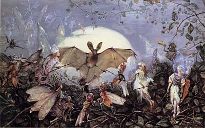 Fairy Hordes Attacking a Bat, Fitzgerald