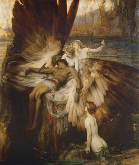 The Lament for Icarus, Herbert James Draper, 1898